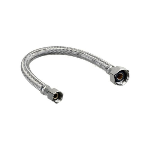 Plumbing N Parts 16 in. Chrome Stainless Steel Faucet Supply Hose PNP